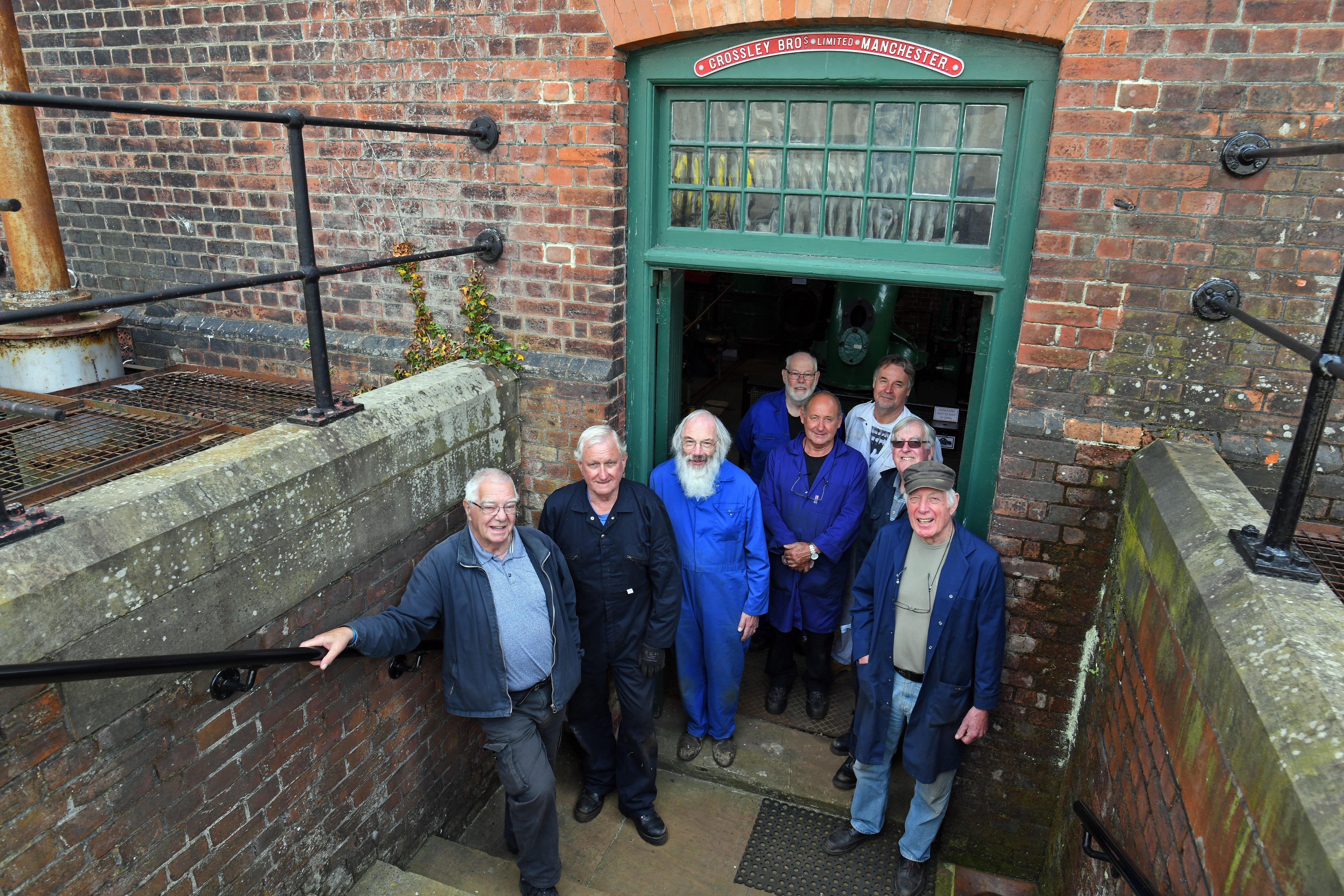 Some of the team of enthusiastic volunteers at Eastney Gas Engine House 
Picture: Malcolm Wells (190821-3732)