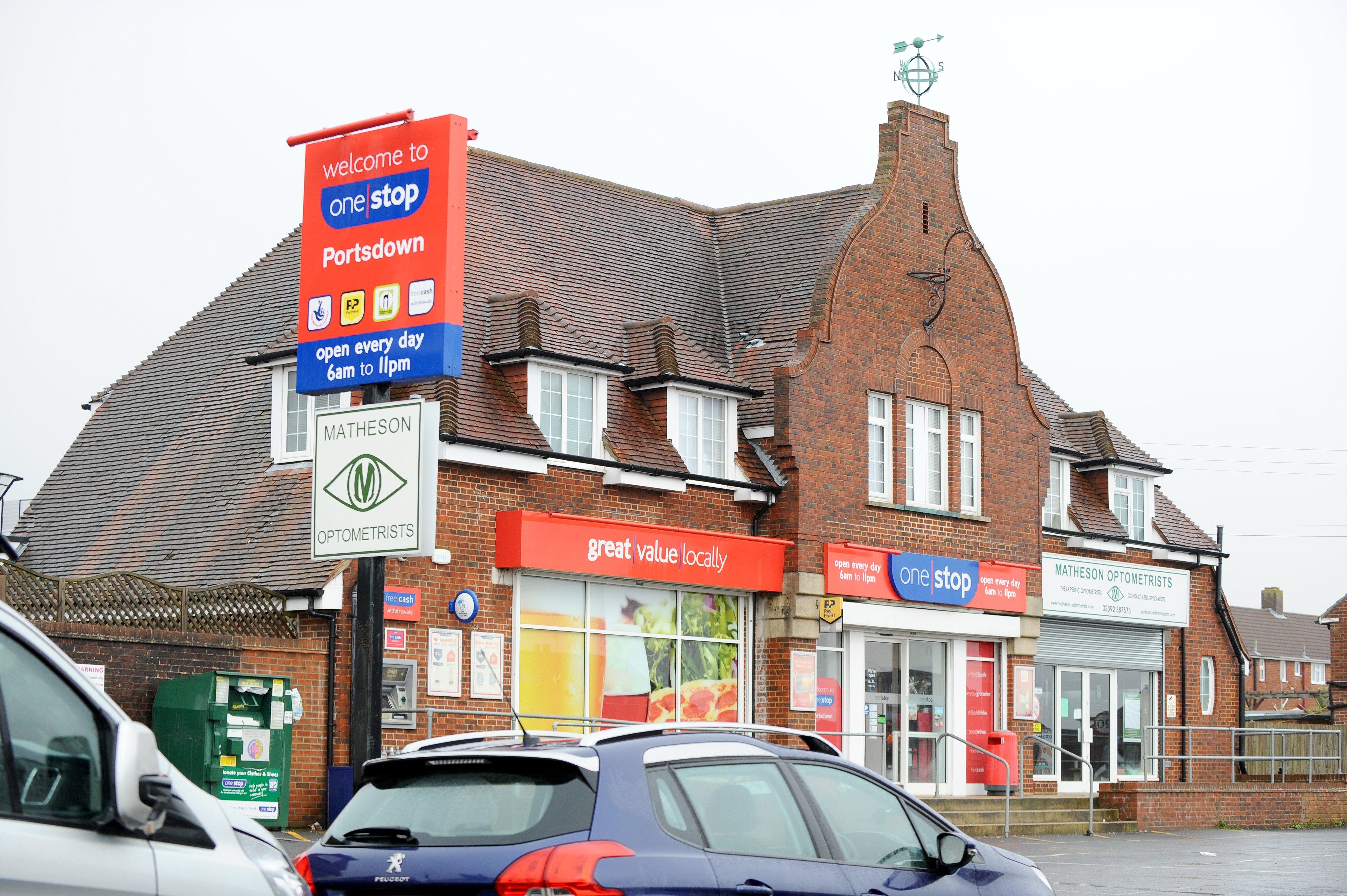 Staff at One Stop in Leith Avenue, Portchester, feel worried 'every time the door opens' after two thugs - one armed with a crossbow - robbed the store on Friday, November 22. A member of staff was punched in the incident. Picture: Sarah Standing (251119-3079)