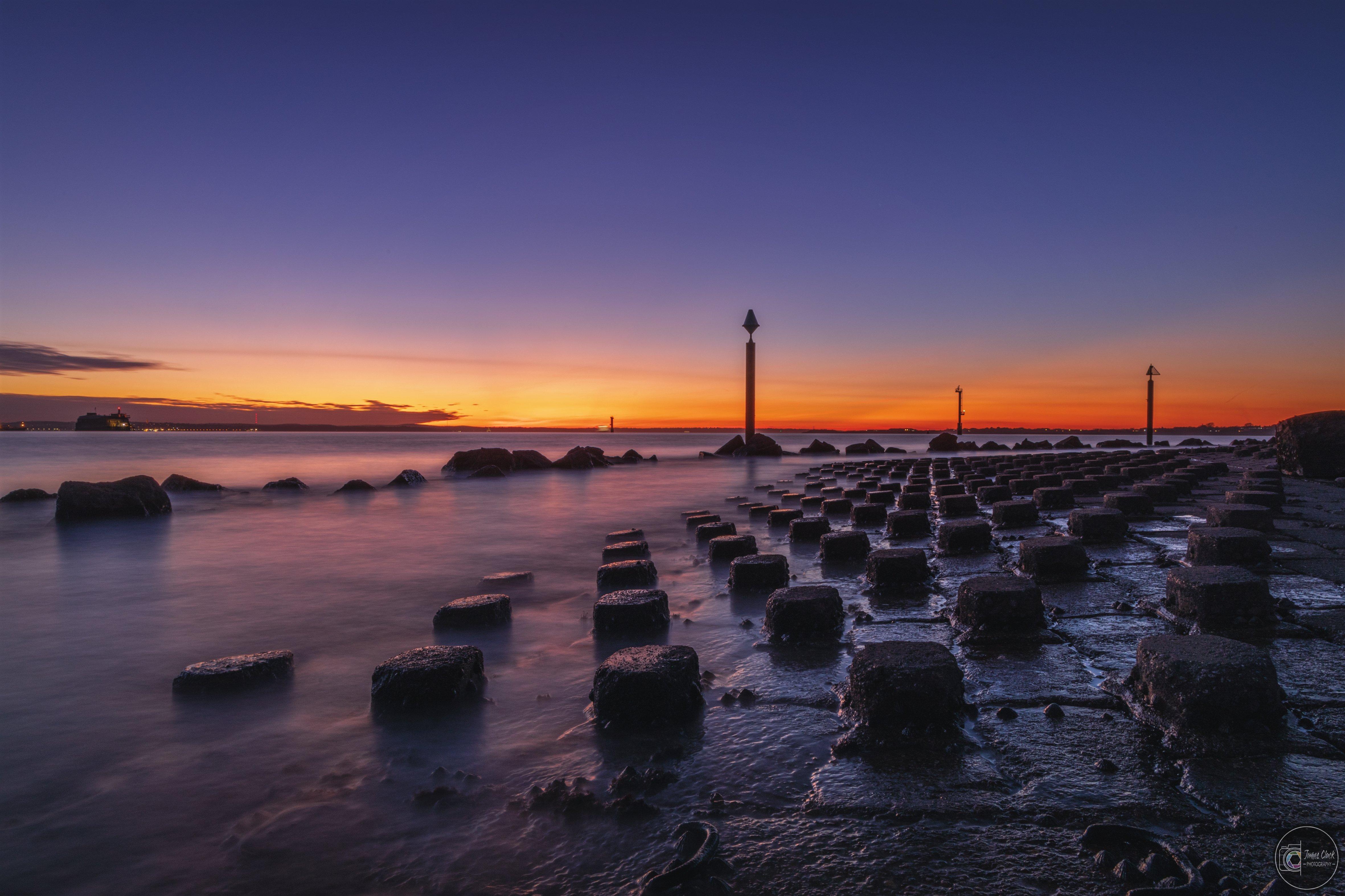 Purple haze Southsea sunset landscape. Picture: James Clack Photography