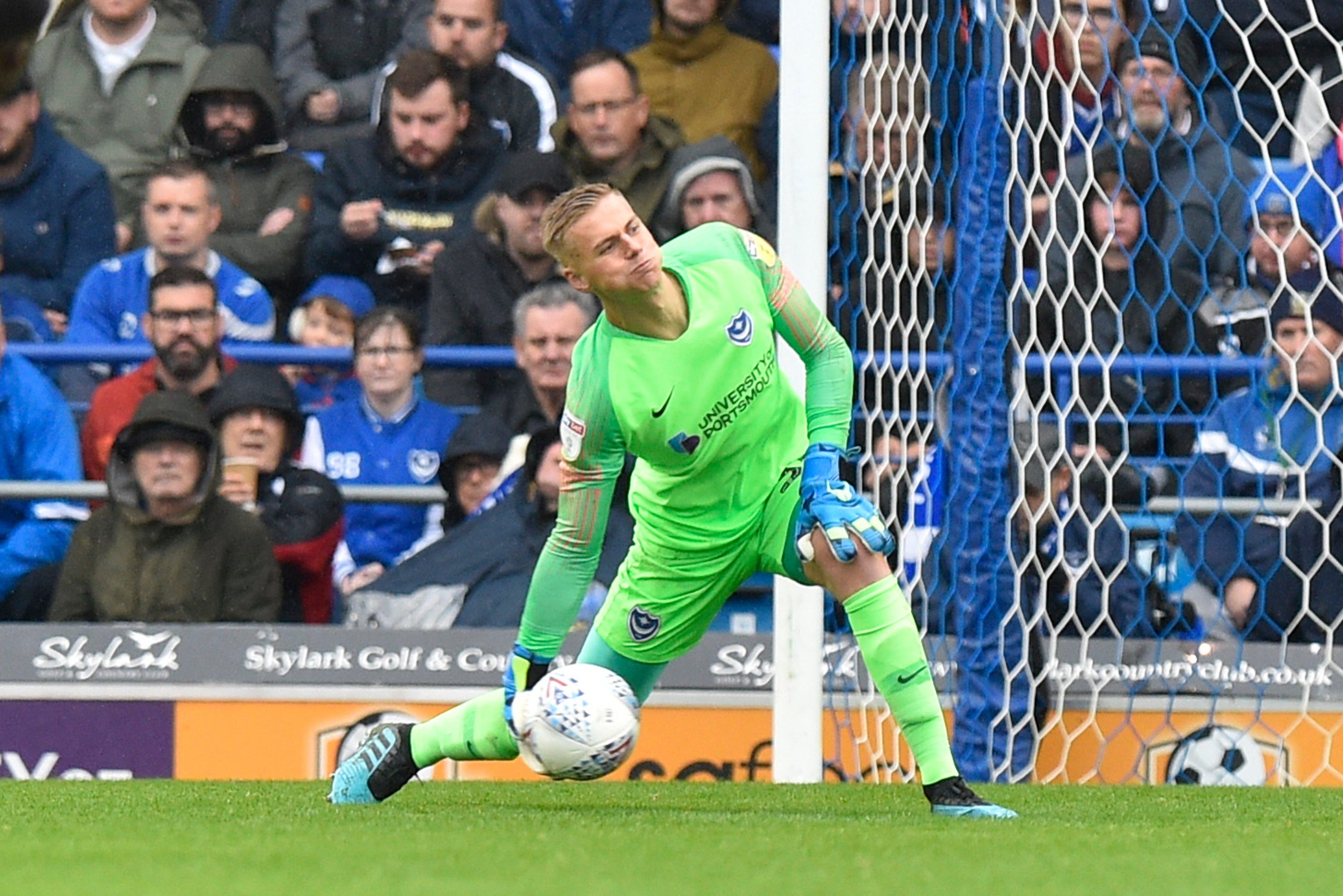 Alex Bass has signed a new three-and-a-half year deal as Pompey seek to retain their best young talent. Picture: Graham Hunt