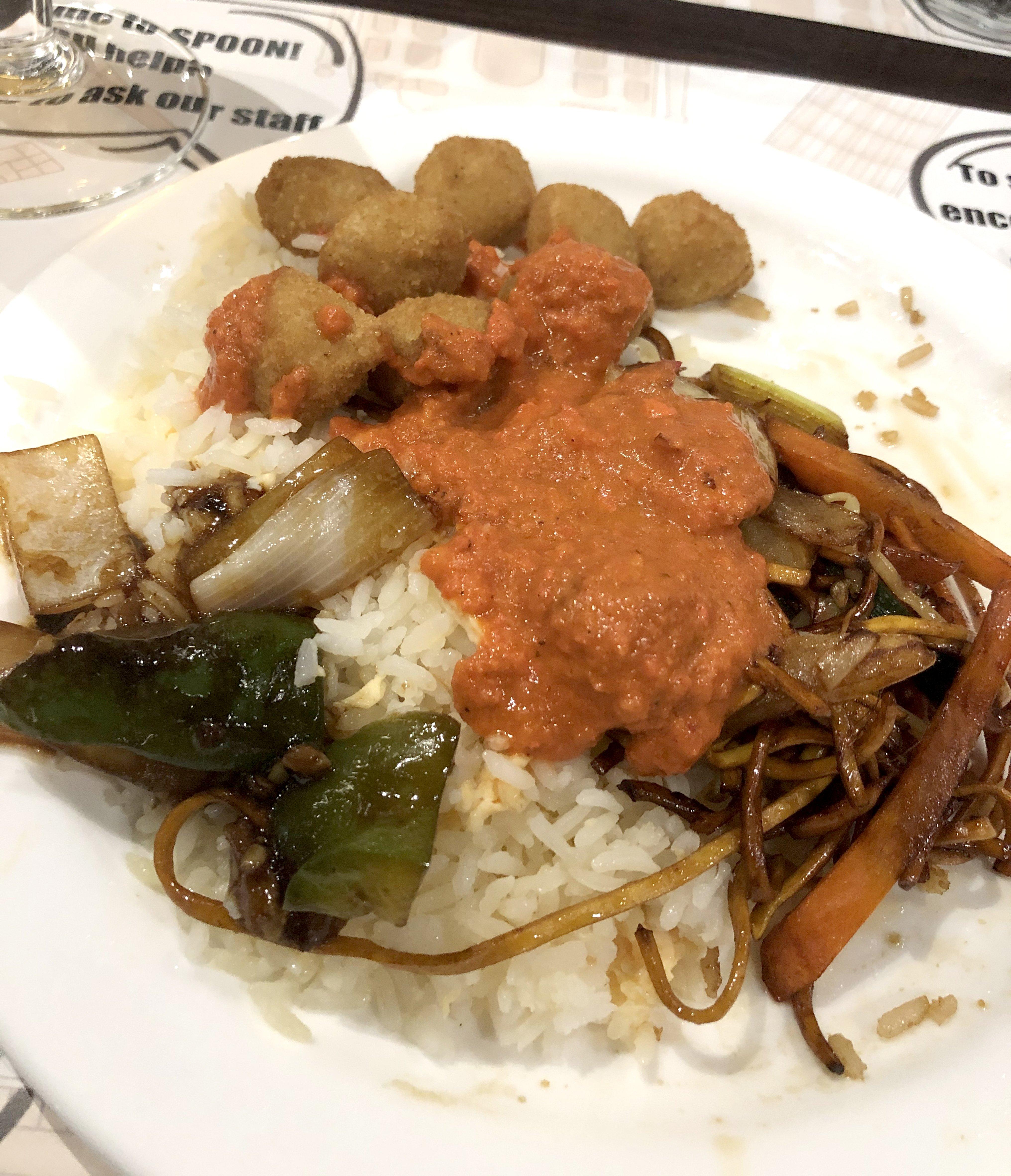 A medley of cuisines.