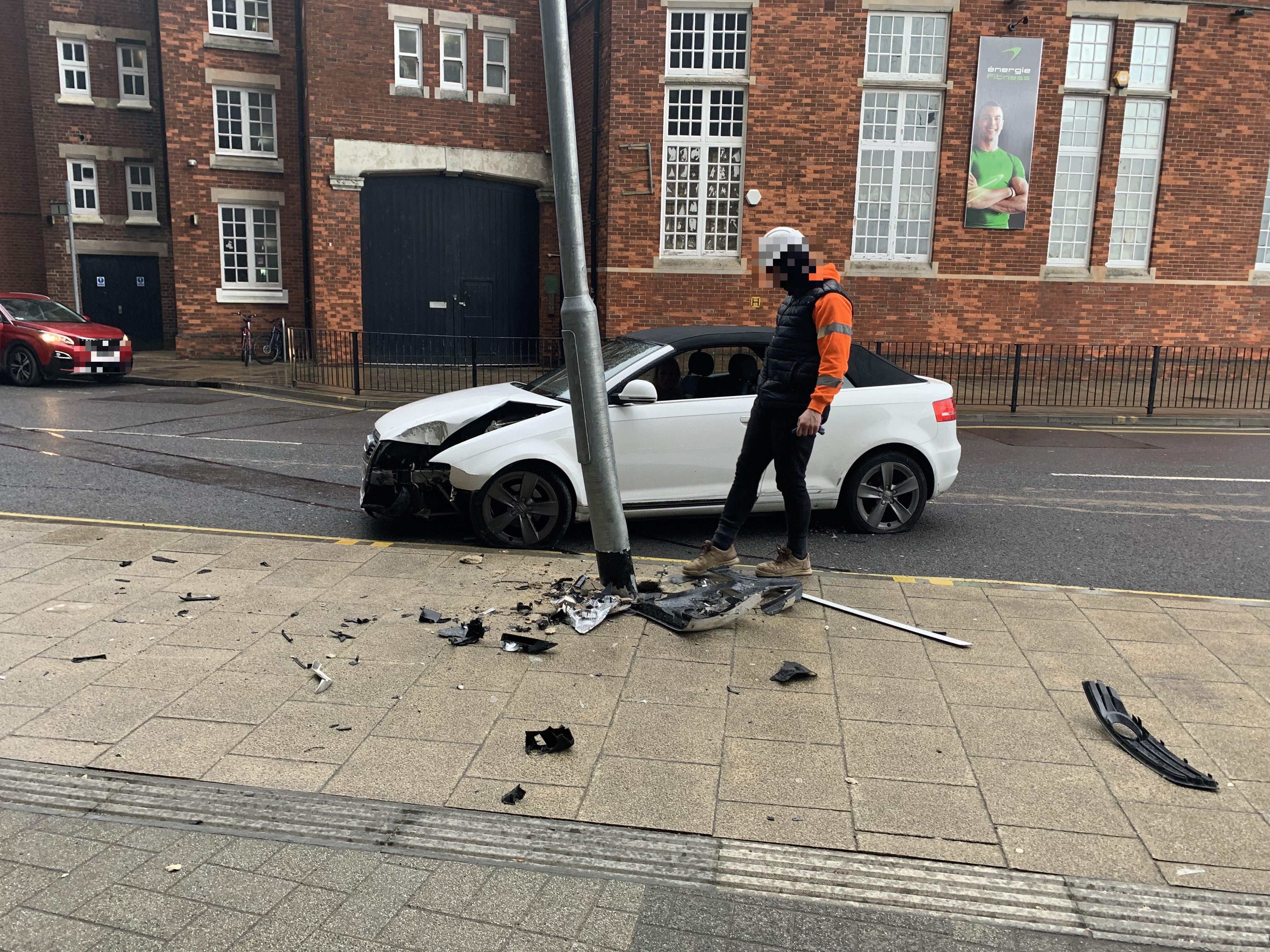 Police have arrested a woman from Portsmouth on suspicion of driving whilst unfit through drink. 
