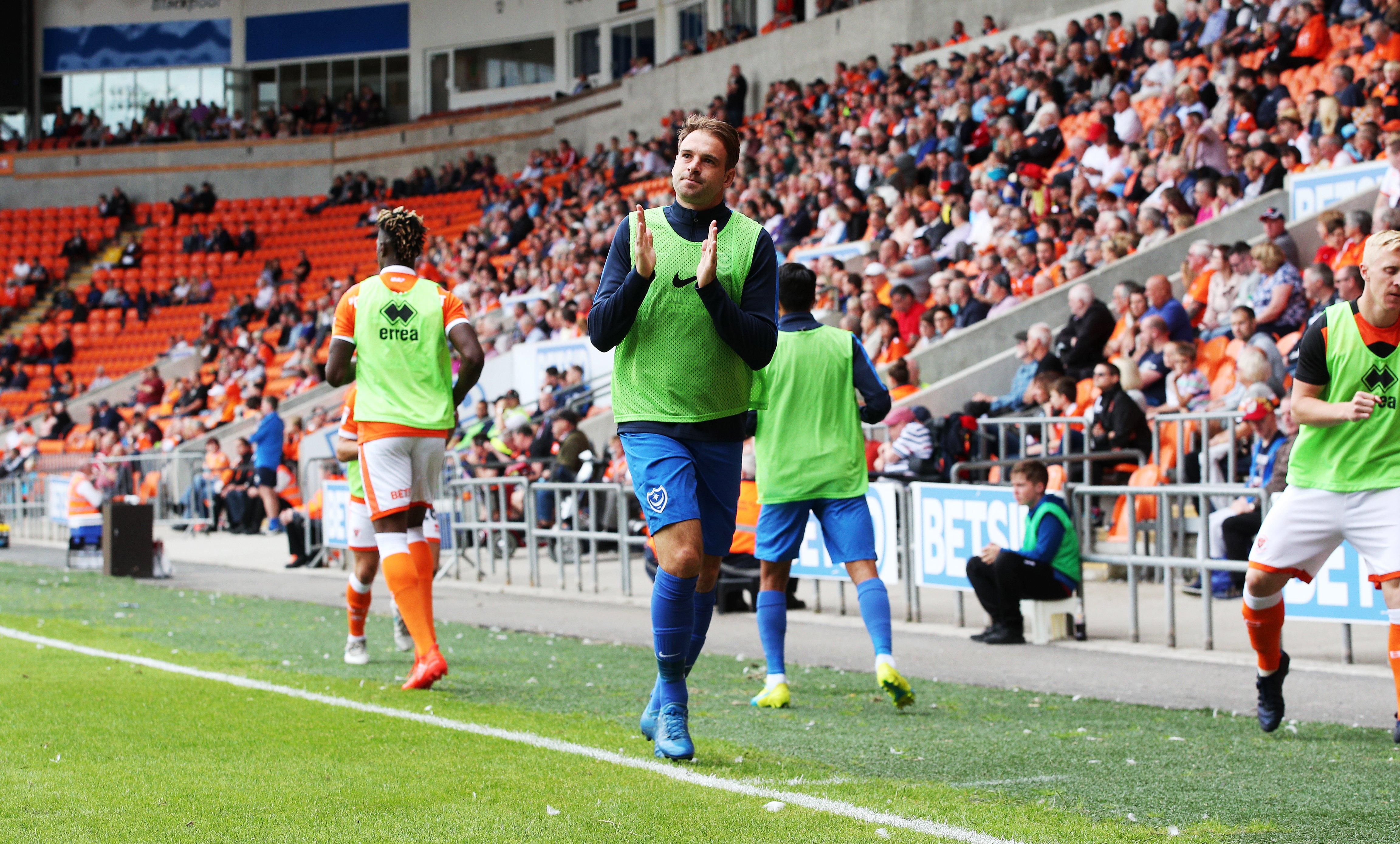 Brett Pitman has been frozen out at Pompey. Picture: Joe Pepler