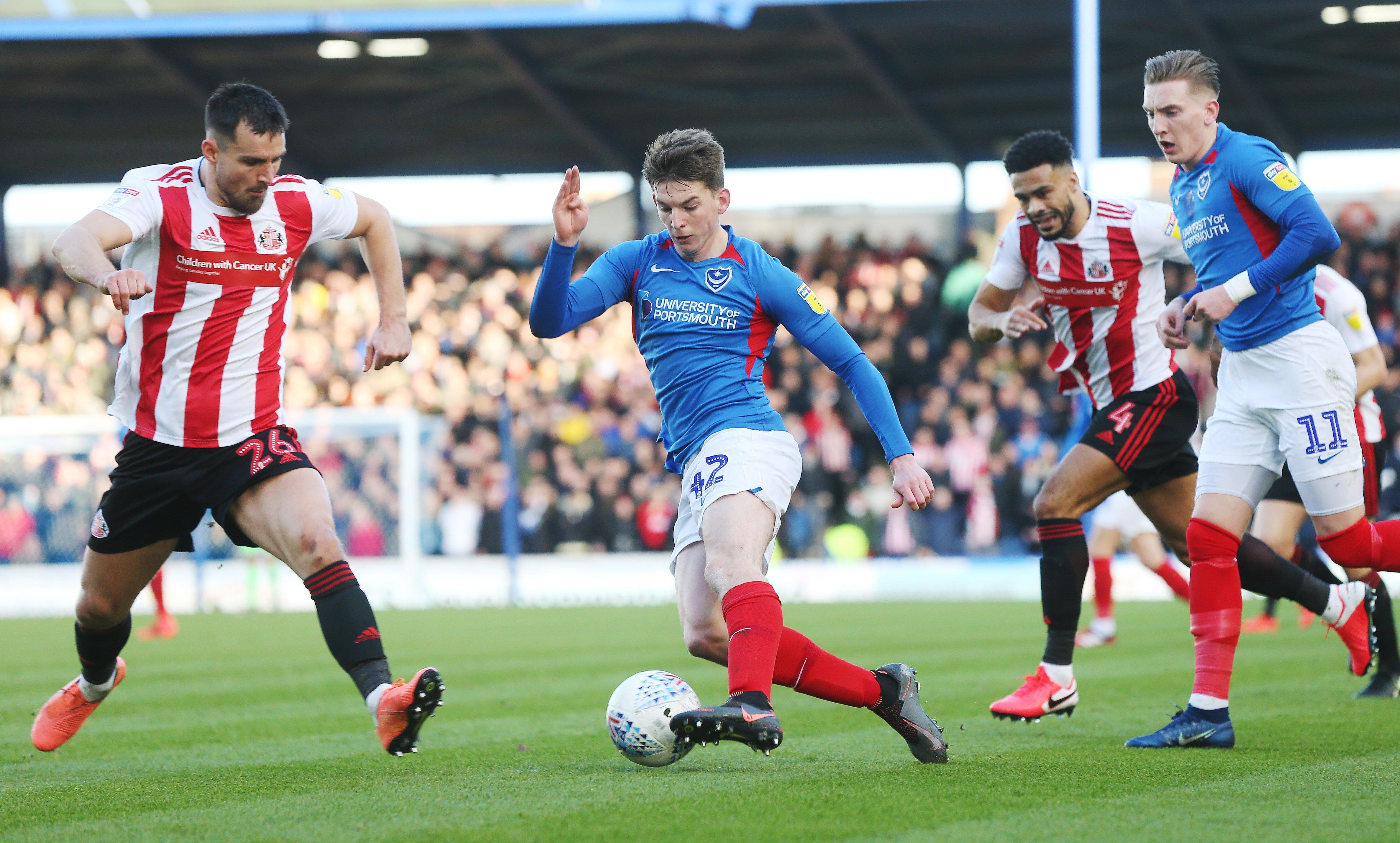 There is no agreement in place to turn Steve Seddon's loan spell into a permanent Fratton Park deal. Picture: Joe Pepler