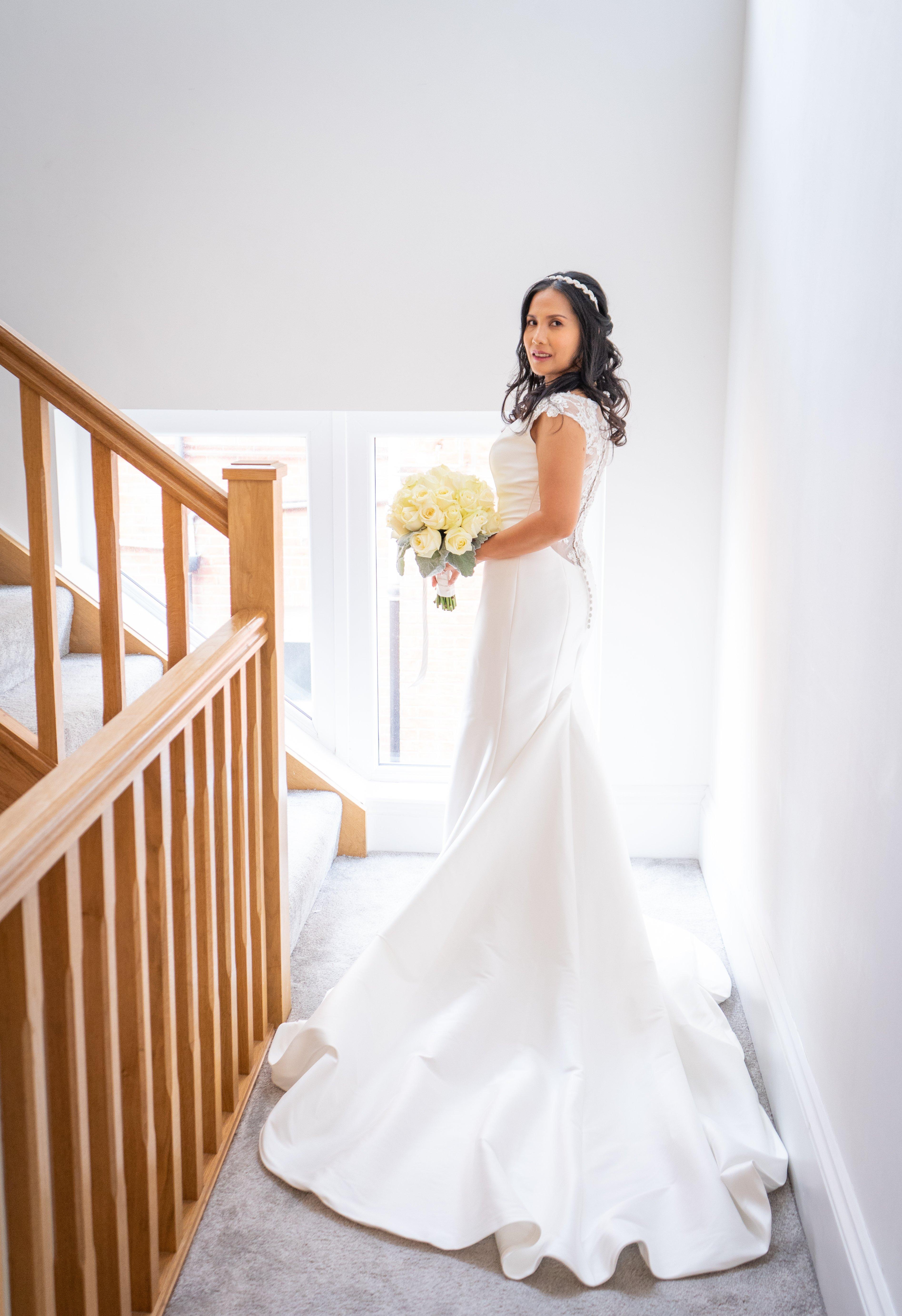 The beautiful bride. Picture: Carla Mortimer Photography