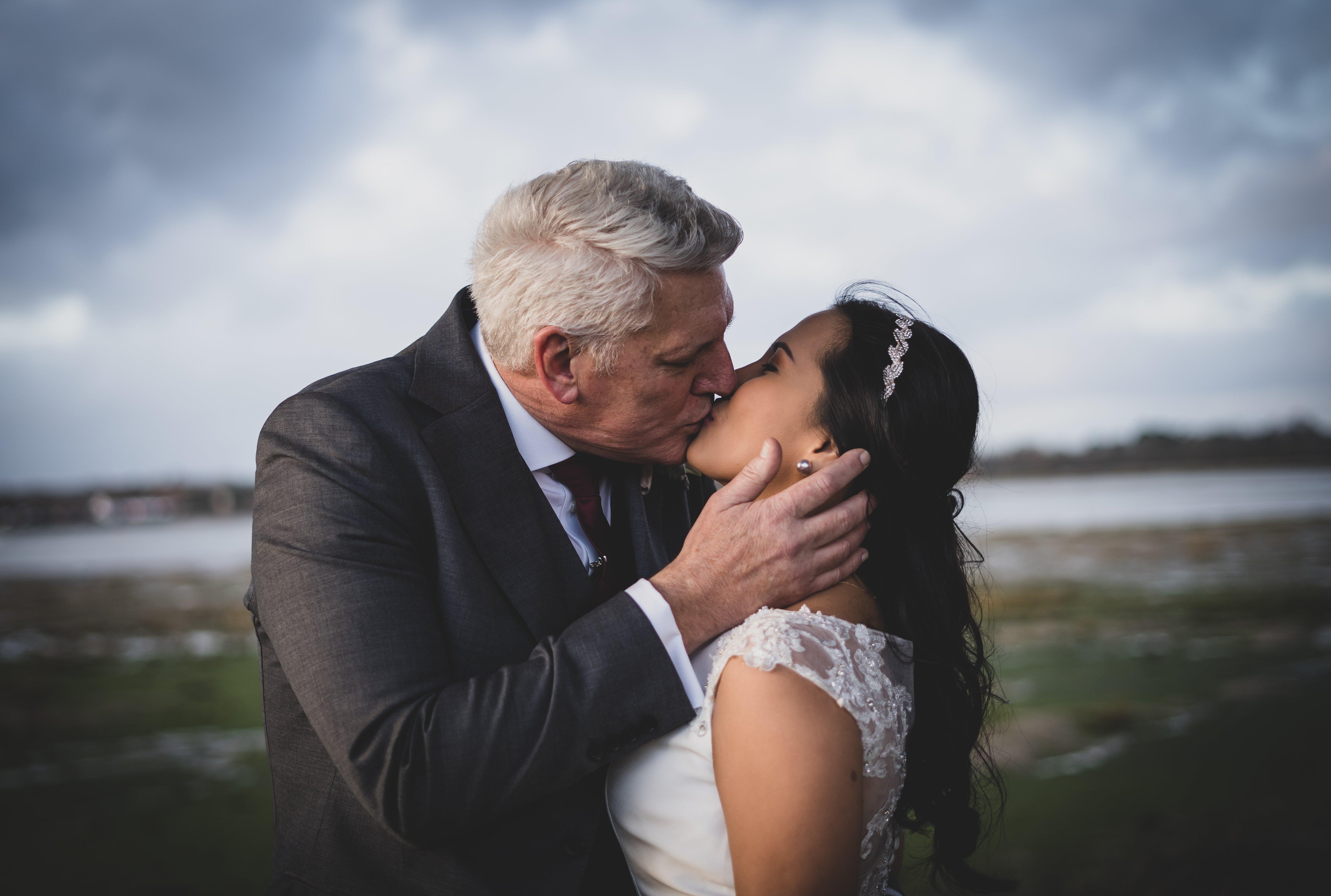 The Brooks on their wedding day. Picture: Carla Mortimer Photography