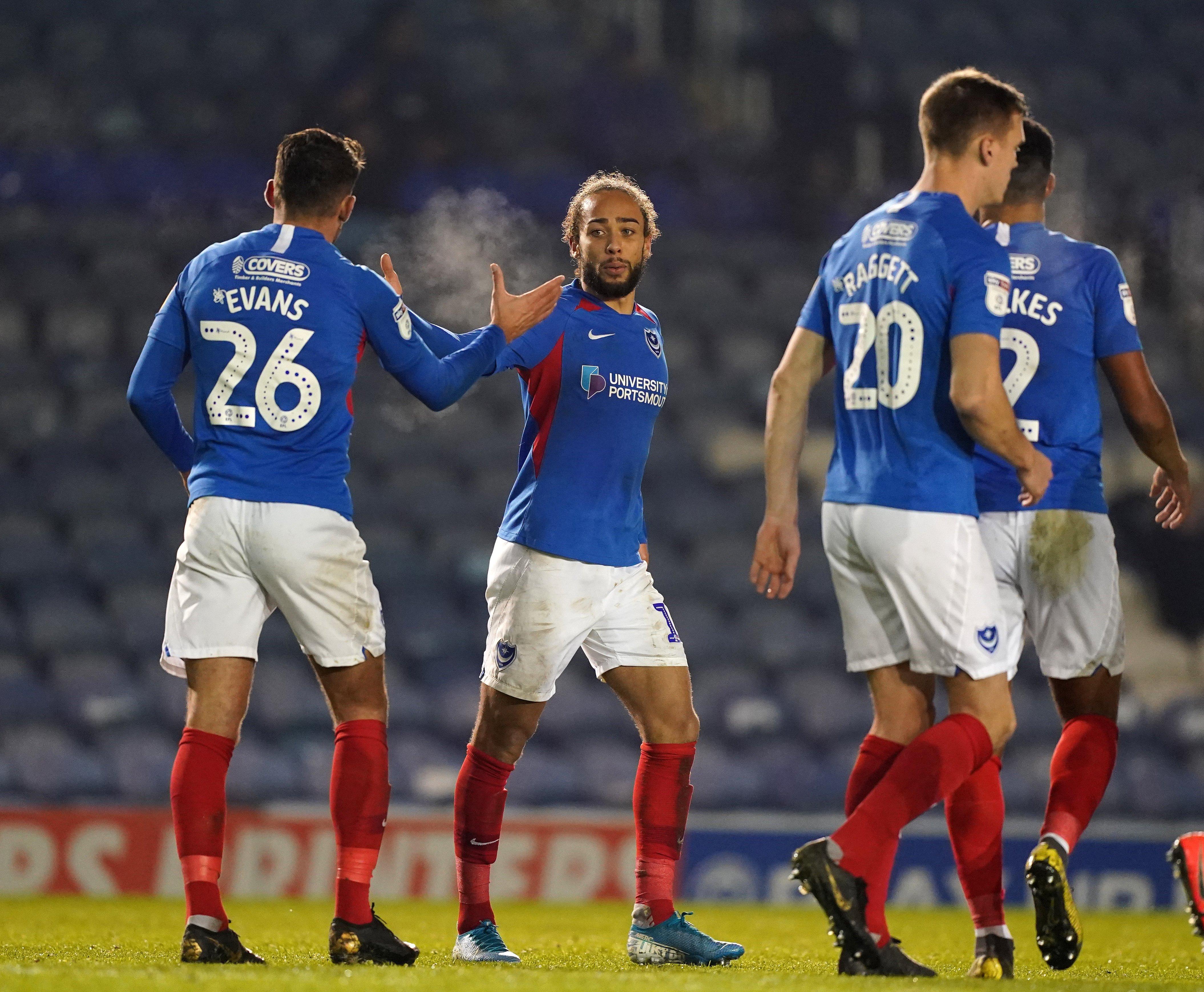 Marcus Harness celebrates
