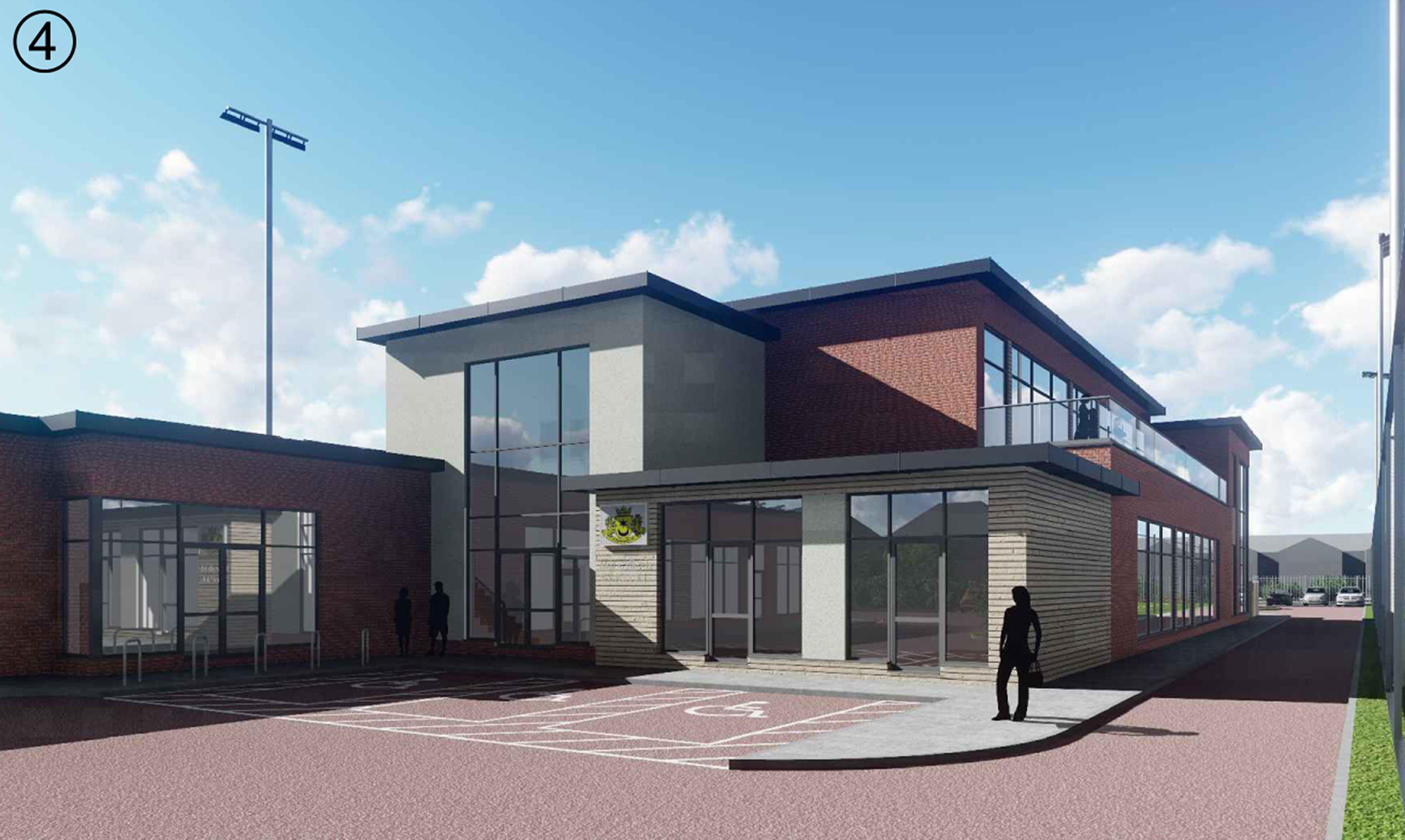 £3.5m community sports complex in central Portsmouth named the John Jenkins StadiumProposed visualisations for Moneyfields sports and social club