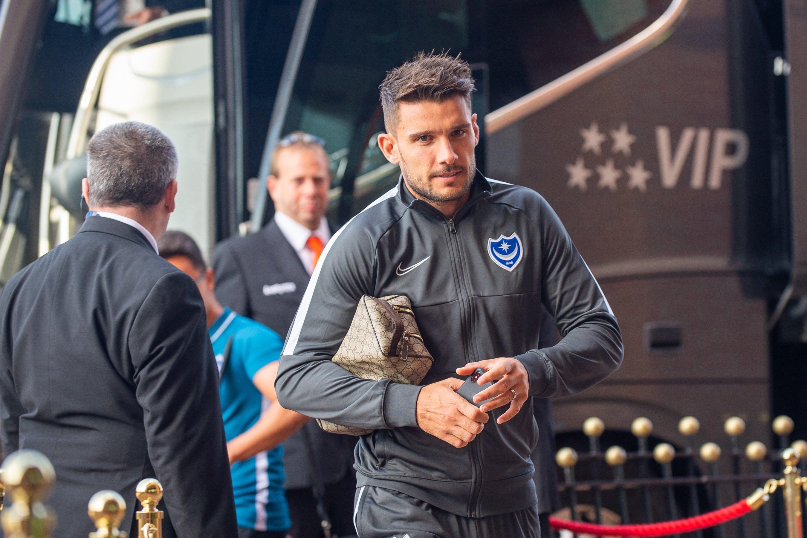 Pompey winger Gareth Evans