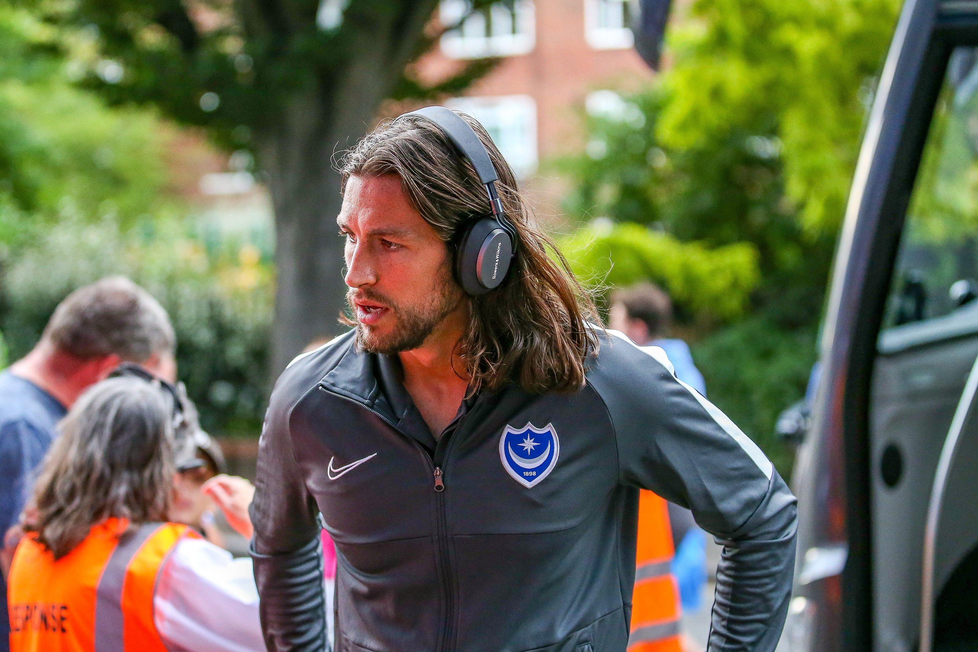 Pompey defender Christian Burgess