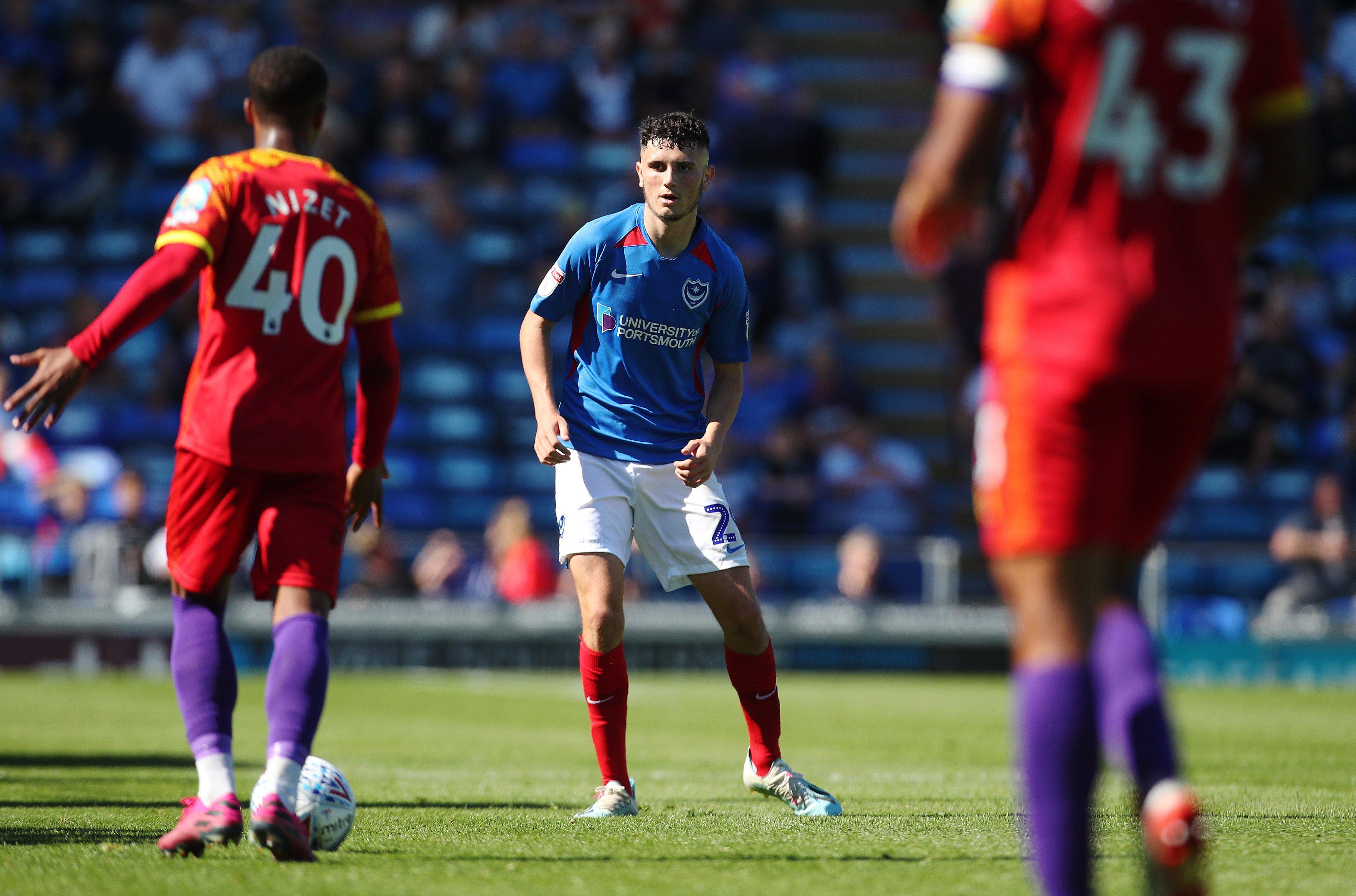 Pompey youngster Leon Maloney
