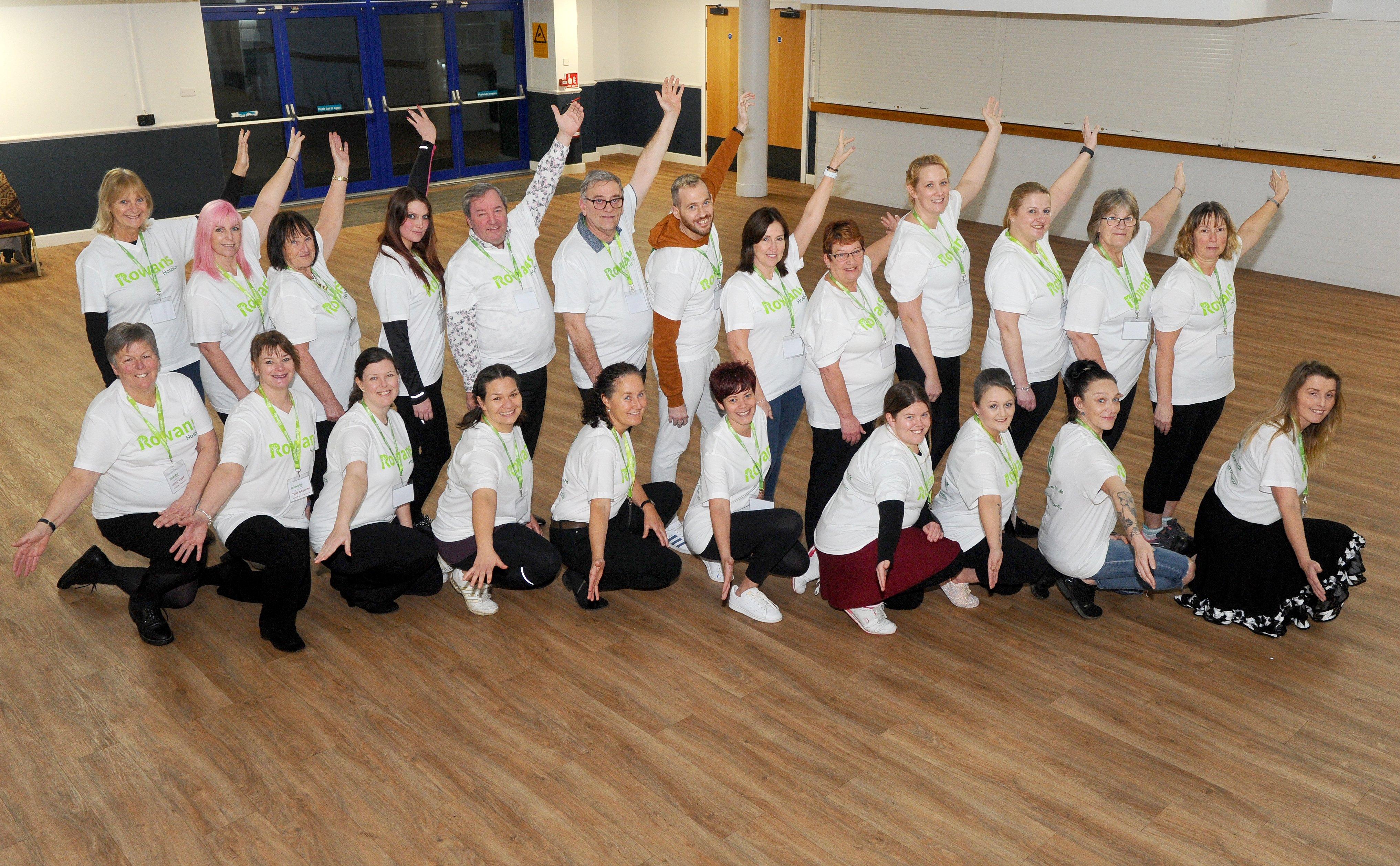 Auditions took place on Tuesday, January 14, at the The Pyramids in Southsea, for The Rowans Hospice Strictly Come Dancing event.Pictured is: The individuals taking part.Picture: Sarah Standing (140120-5120)