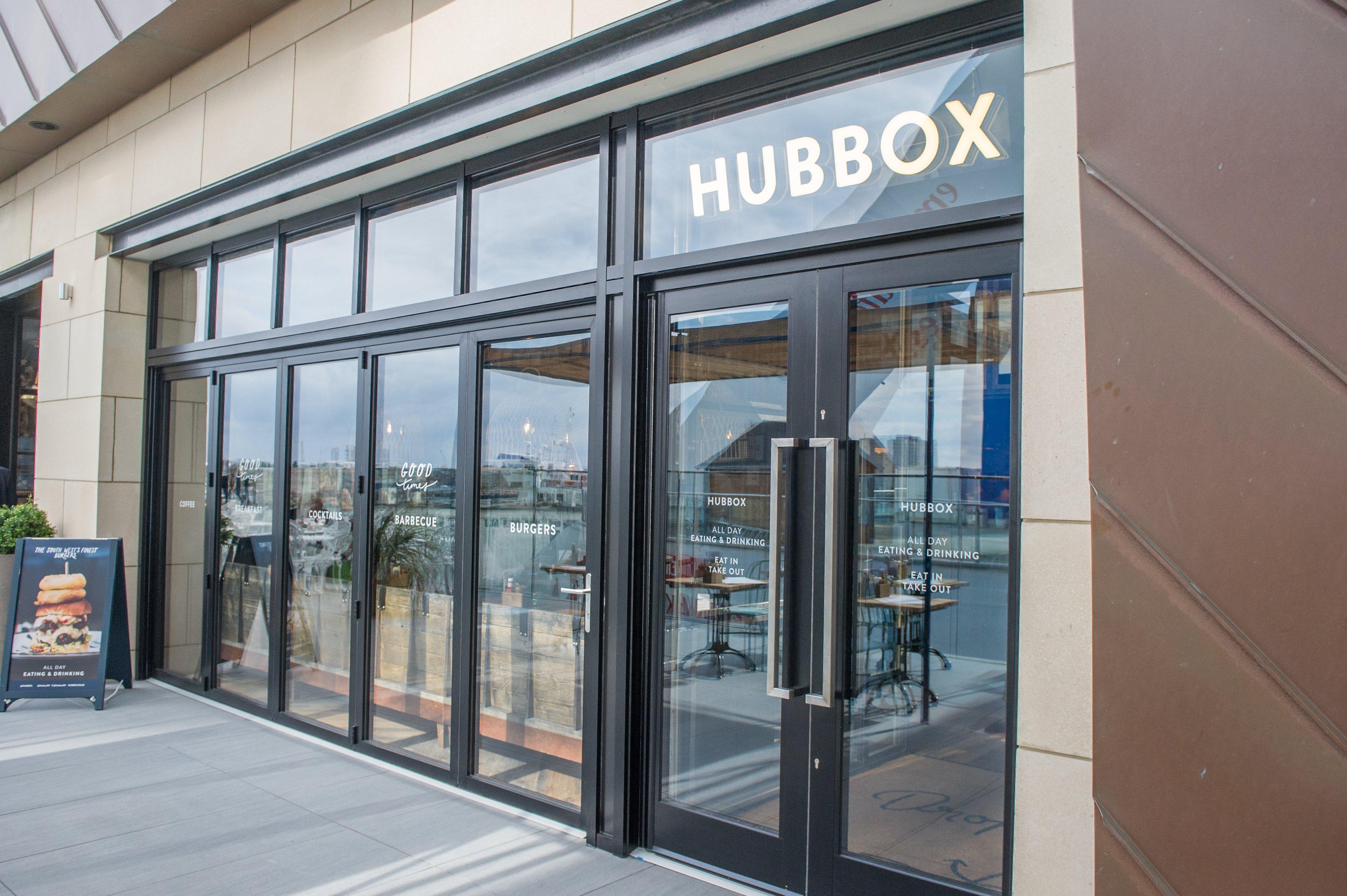 Hubbox is a new restaurant that has opened in Gunwharf Quays.