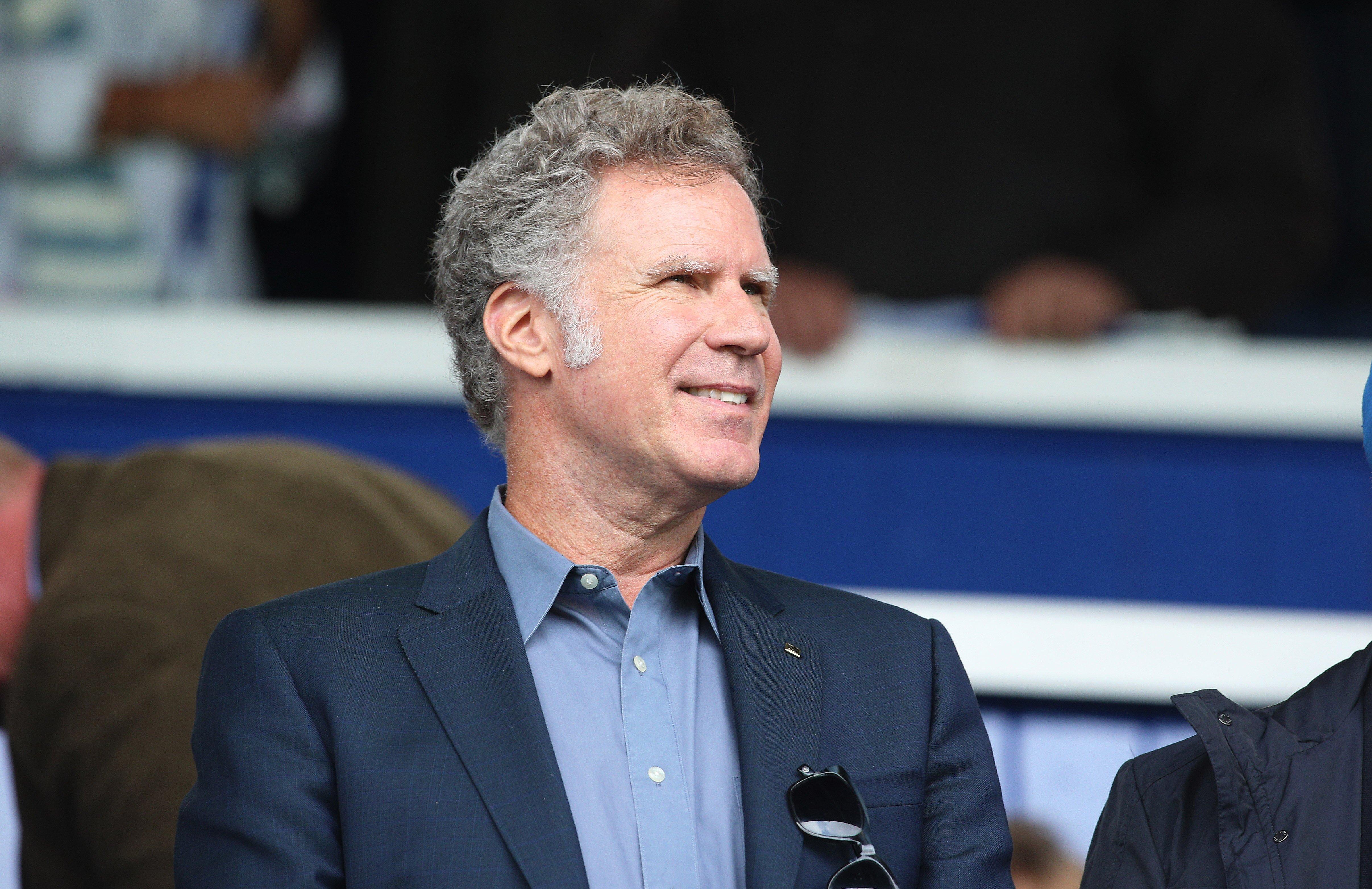 Will Farrell was in attendance as Pompey took on Tranmere at Fratton Park