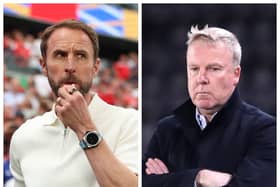 England manager Southgate, left and former Pompey boss Kenny Jackett
