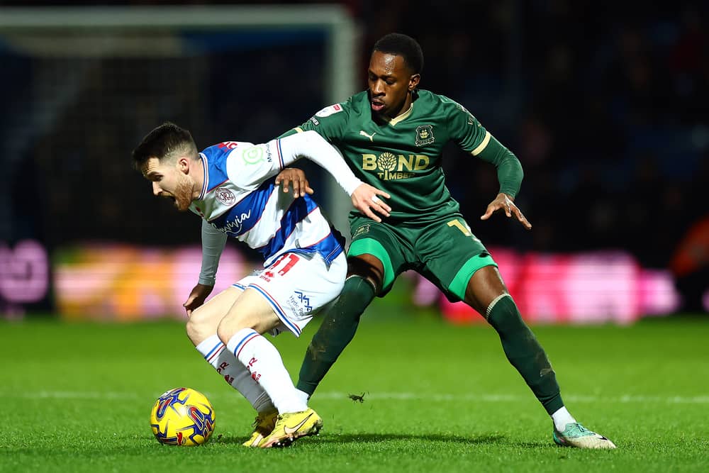 Plymouth wing-back Mikel Miller had been linked with a move to Fratton Park