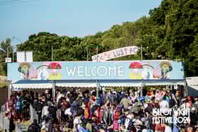 A woman in her 40s has died at the Isle of Wight Festival with police advising it is not being treated as suspicious.