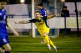 Charlie Bell, pictured for Moneyfields, featured three times for Pompey's first-team.  Picture by Dave Bodymore