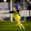 Charlie Bell, pictured for Moneyfields, featured three times for Pompey's first-team.  Picture by Dave Bodymore
