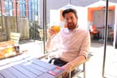 I visited the Brewhouse Kitchen in Guildhall Walk to watch the football on a little known roof terrace and sun trap.