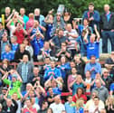 There were 1,001 of the Pompey faithful at Accrington for their first League Two away game of the 2013-14 season. Picture: Ste Jones.