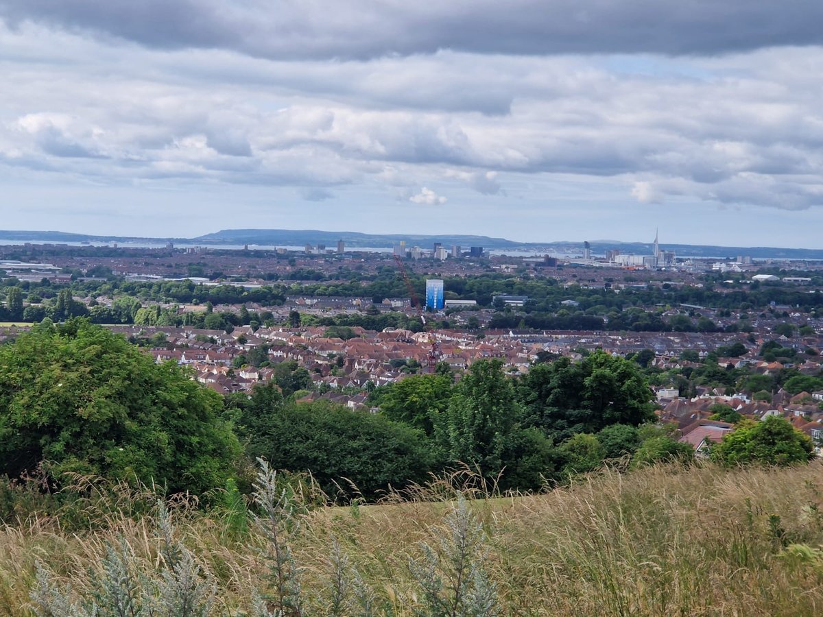 WATCH: I love this stunning view of Portsmouth from Portsdown Hill which is away from the crowds