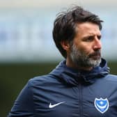 Danny Cowley, manager of Portsmouth. (Photo by Jacques Feeney/Getty Images)