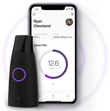 Lumen metabolism measuring device and app
