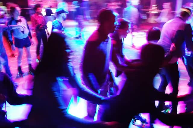 A roller disco. Stock photo for illustrative purposes.