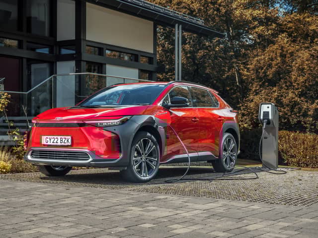 Toyota’s first plug-in battery electric car, the bZ4X 