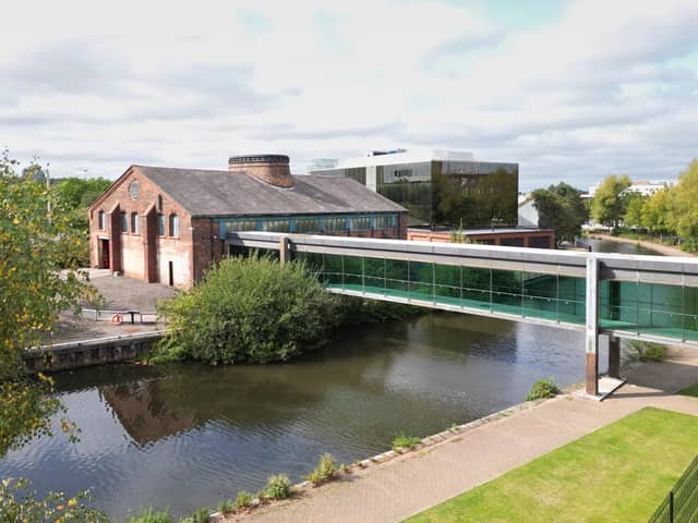 The Tank House at World of Glass has been added to the Heritage at Risk Register following the appearance of extensive cracking caused by movement in the west corner. Historic England, along with St Helens Council, is working with the Museum to understand the condition of the building and propose next steps © Historic England DP371555