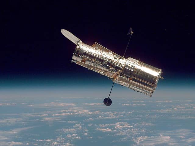 The Hubble telescope sits in low-earth orbit (image: Getty Images)