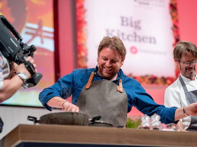James Martin at the Big Kitchen (Photo - Rewired PR)