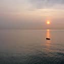 An empty dinghy used by migrants to get to Dover. A interim report has found that migrants trying to get to the UK who died after their dinghy capsized had reached UK waters.