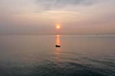 An empty dinghy used by migrants to get to Dover. A interim report has found that migrants trying to get to the UK who died after their dinghy capsized had reached UK waters.
