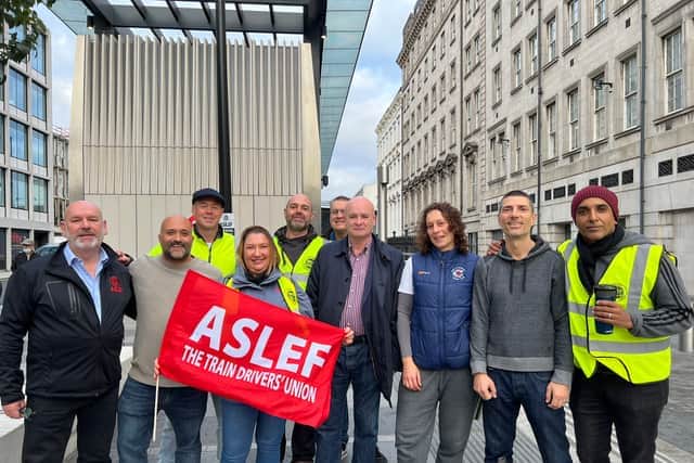 Aslef is leading the latest round of rail strike action today, affecting 11 train operators nationwide. Picture by Aslef