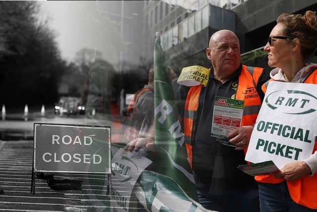 The PCS are timing its road workers’ strikes with the RMT. Credit: Getty