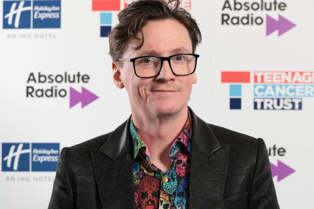 Ed Byrne attends Absolute Radio Live at the Palladium Theatre on November 27, 2022 