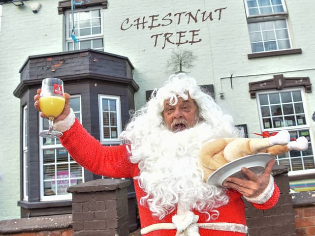 Colin Robinson, landlord of The Chestnut Tree Inn in Worcester, is cooking Christmas dinner for homeless and lonely people in the city.