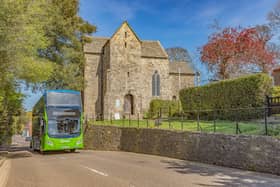 A stop on the way for the Purbeck breezer 60 bus (Photo: Scenic buses) 