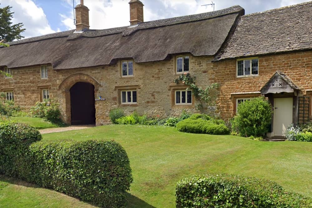 The posh Cotswold village David and Victoria Beckham call home.