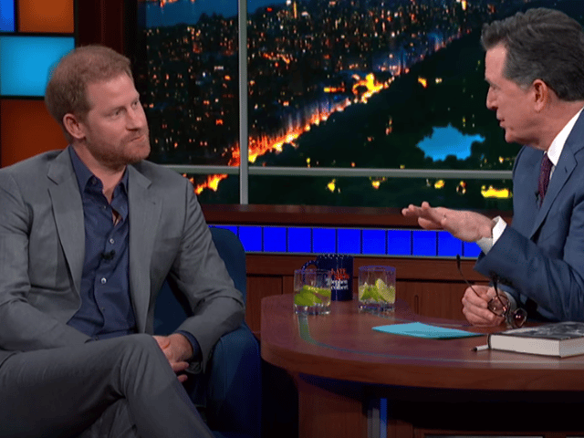 Harry, Duke of Sussex, appeared on CBS late night talk show The Late Show with Stephen Colbert on Tuesday evening (US time)