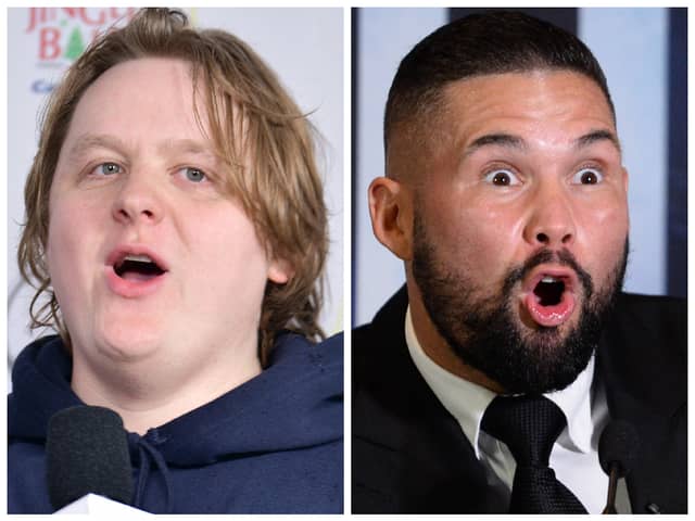 Lewis Capaldi (left) and Tony Bellew (Photo: Getty)