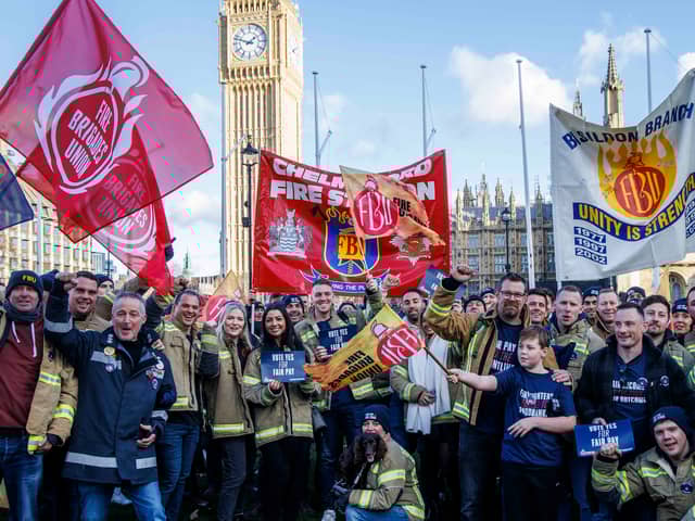 Members of the Fire Brigades Union (Photo: Fire Brigades Union)