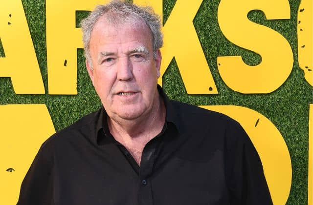 Jeremy Clarkson during the "Clarkson's Farm" photocall at St. Pancras Renaissance London Hotel