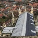 View from Central Tower of York Minster.