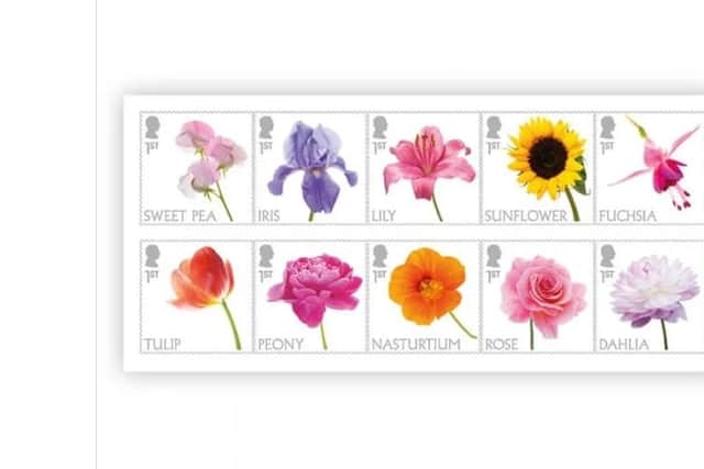 The Royal Mail said the flower collection stamps which feature the silhouette of uncrowned King Charles III are available for pre-order from Tuesday (March 14).