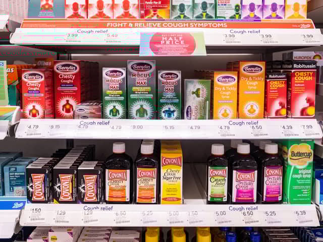 Covonia and Day & Night Nurse are just some of the cough and cold remedies that are made with a drug that causes a very rare health risk - Credit: Adobe