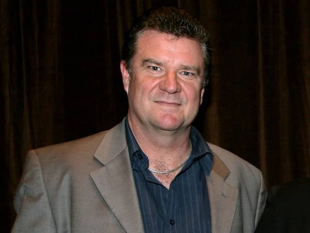 Actor Peter Hardy poses for a photo at the launch of 'Mamma Mia!' at Doltone House on July 21, 2009 in Sydney, Australia