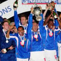 Paul Merson guided Pompey to the 2002-03 Division One title after arriving on a free transfer from Aston Villa
